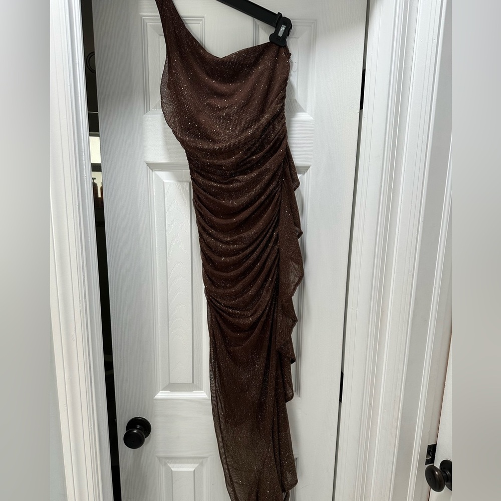 Studio M Brown and Gold Fabric